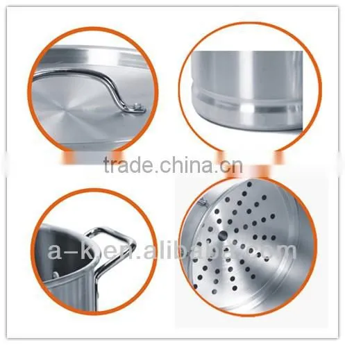 Trade assurance Aluminium stock pot commercial