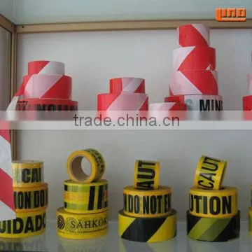 Good strength PE barrier safety tape for road warning and safety