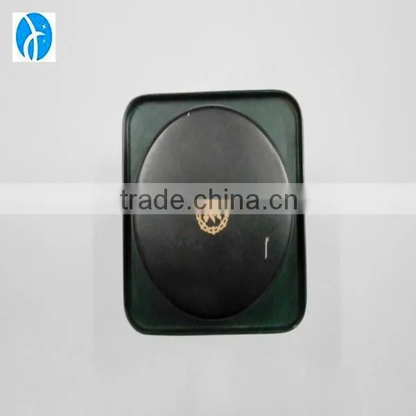 metal square tea tin can
