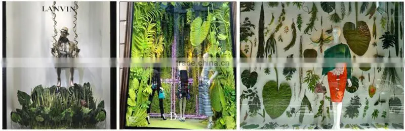 High Simulation Artificial Big Palm Tree For Airport Project Decoration