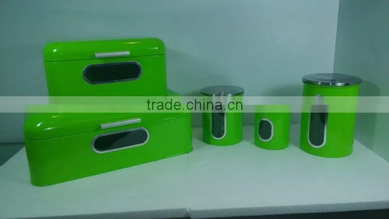 7pcs Stainless steel bread storage set
