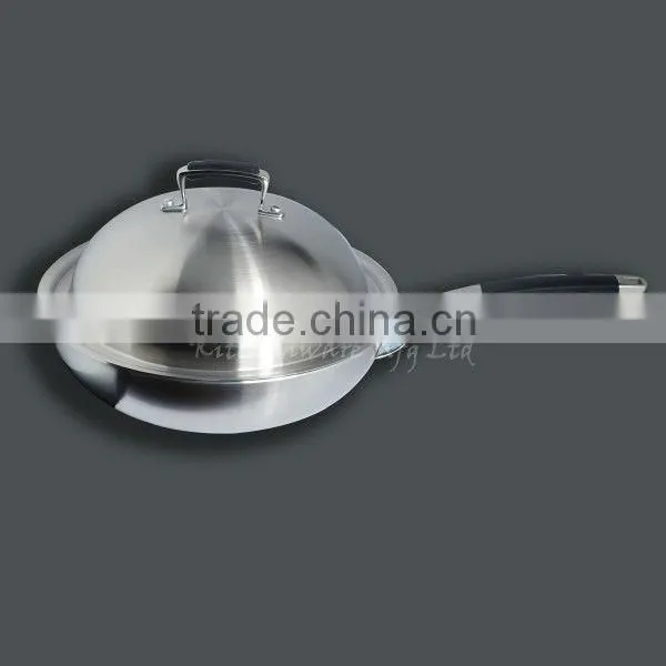 Stianless steel wok cookware 304 non-smoke cooker