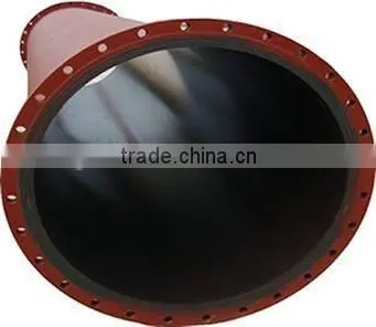supply anti-wear&impact rubber lining pipe for mining equipment
