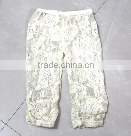 Wholesale cute baby lace legging