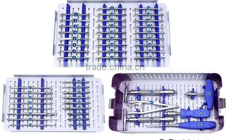 CE Marked Screw-removal Surgical Orthopedic Instrument Set