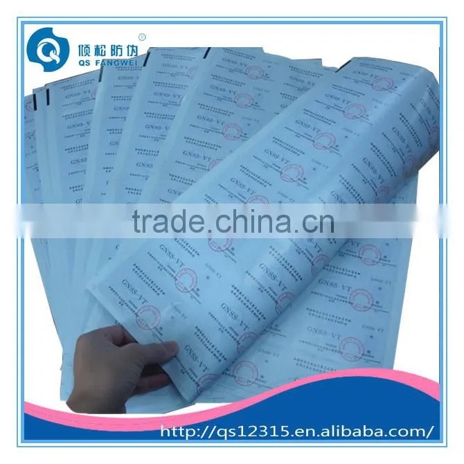 self adhesive stickers label
