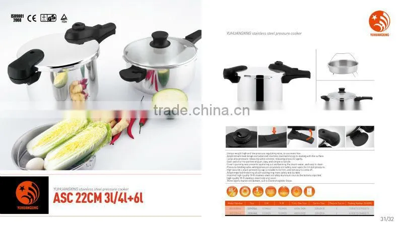 china stainless steel cookware set for sale with ce gs