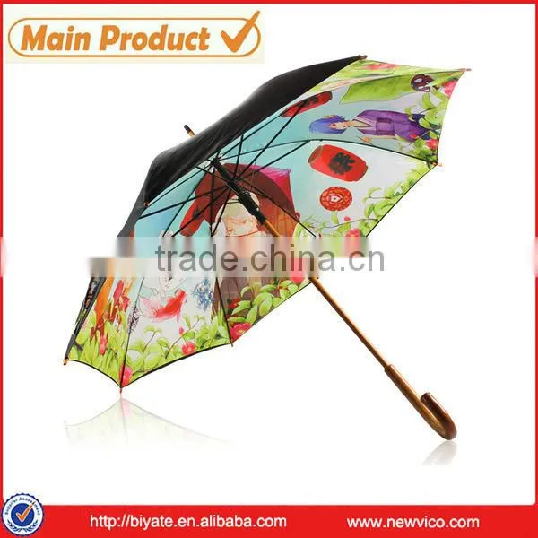 pocket umbrella with silver coating