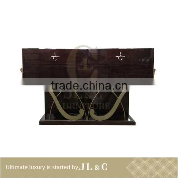 JB71-05 2 layer simple tea table shelf with solid wood in living room from JL&C furniture designs 2014