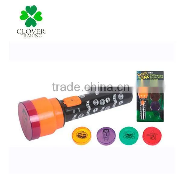 Mini led projector pen flashlight with four lens