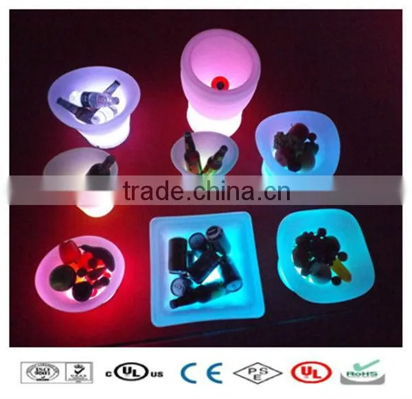foldable ice bucket led ice bucket
