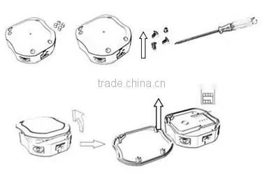 The size of a coin 55g personal gps tracker suit for kids
