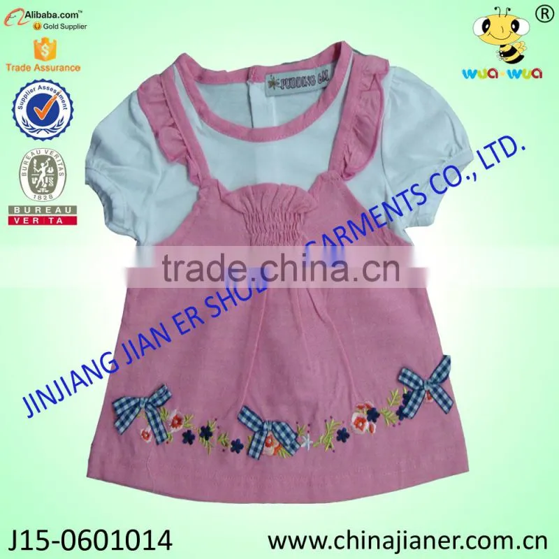 new model cheap wholesale Embroidered girl dresses