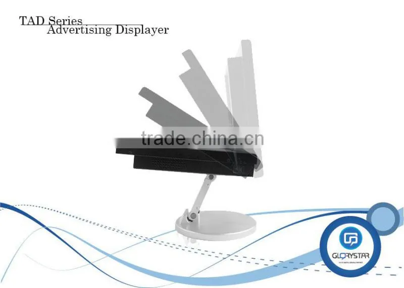 17inch (4:3) panel display ads retailers pos video screen digital signage player manufacturers backpack display