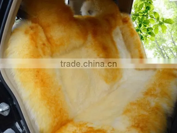 New Design Real Long Fur Australian Lamb Fur Car Fur Seat Cover Set