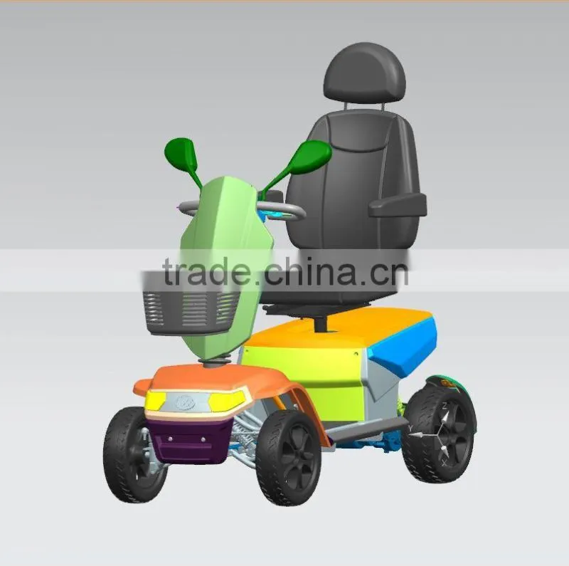 Large size 13" wheel mobility scooter for outdoor use