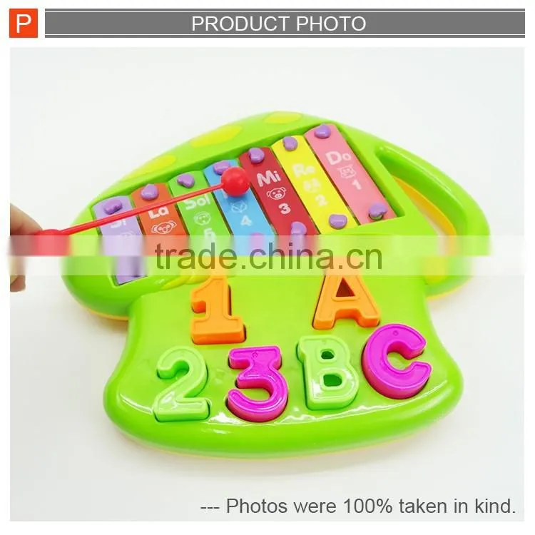 Lovely baby learning toy musical knocking keyboard toy