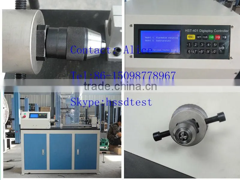 EZ-20 10-20mm Metal Wire Torsion Testing Machine / wire torque tester