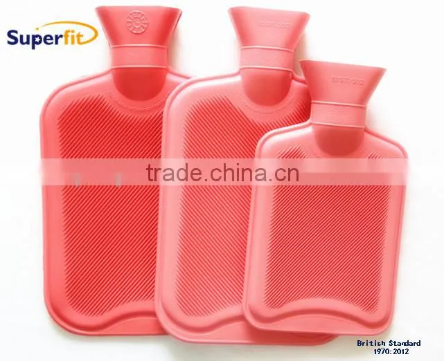 Nature rubber hot water bottle