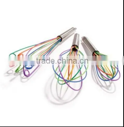 Promotion Colorful Novelty Silicone Egg Whisk