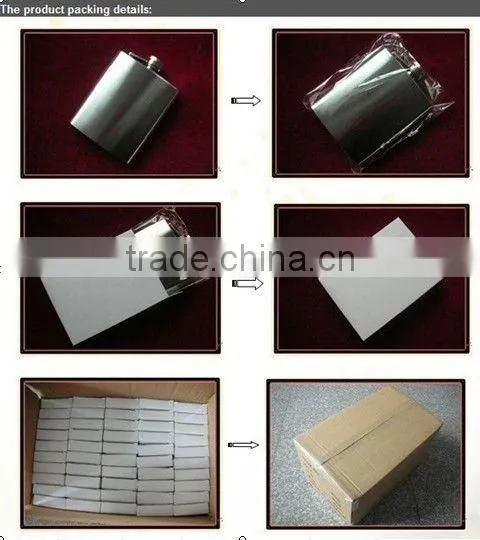 1oz stainless steel mini hip flask keychain