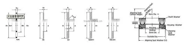 High quality Wholesale chrome steel single row thrust ball bearings