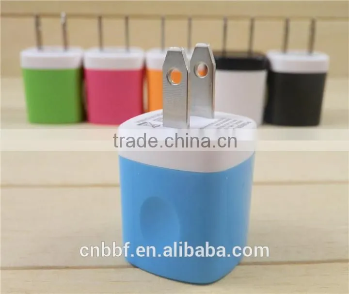 Universal EU USA Wall Adapter plug USB Home Travel Charger power Cube 1A