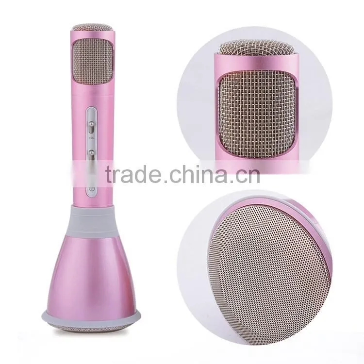 2016 hot selling K068 Wireless Bluetooth Microphone and Karaoke Player Microphone