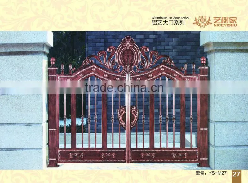 Aluminum driveway gate