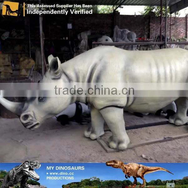 My-dino fiberglass animal rhinoceros model