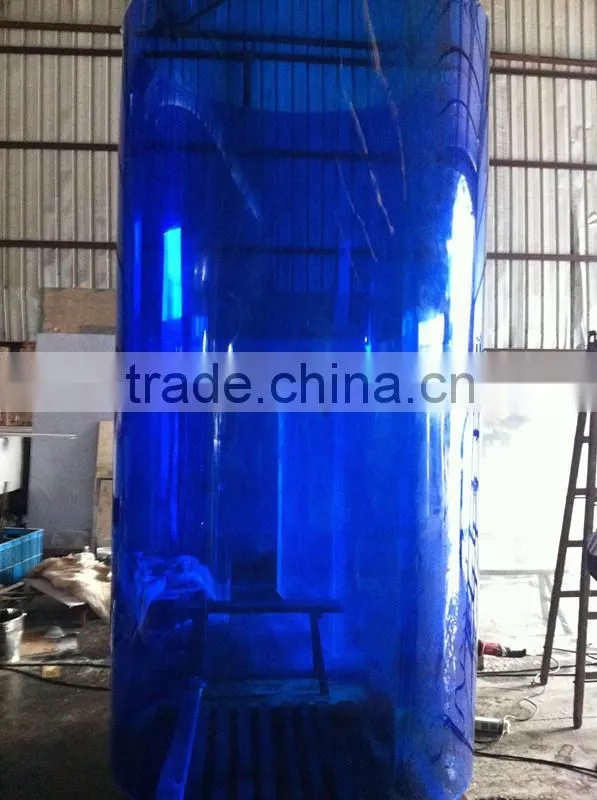 Large Clear Plastic Round New Material Aquariums