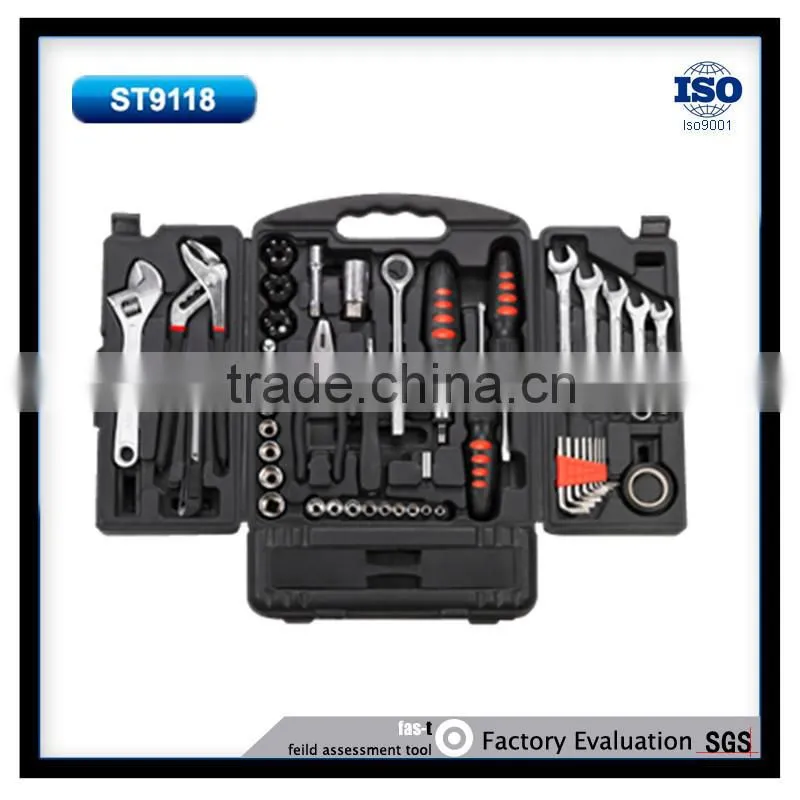 DIY combined professinal hand tool kit with 62pcs