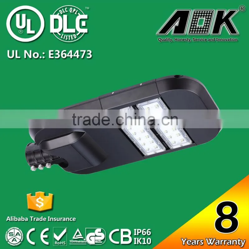 High Efficiency 120lm/W UL DLC 30-280W LED Shoebox Light for Square Pole