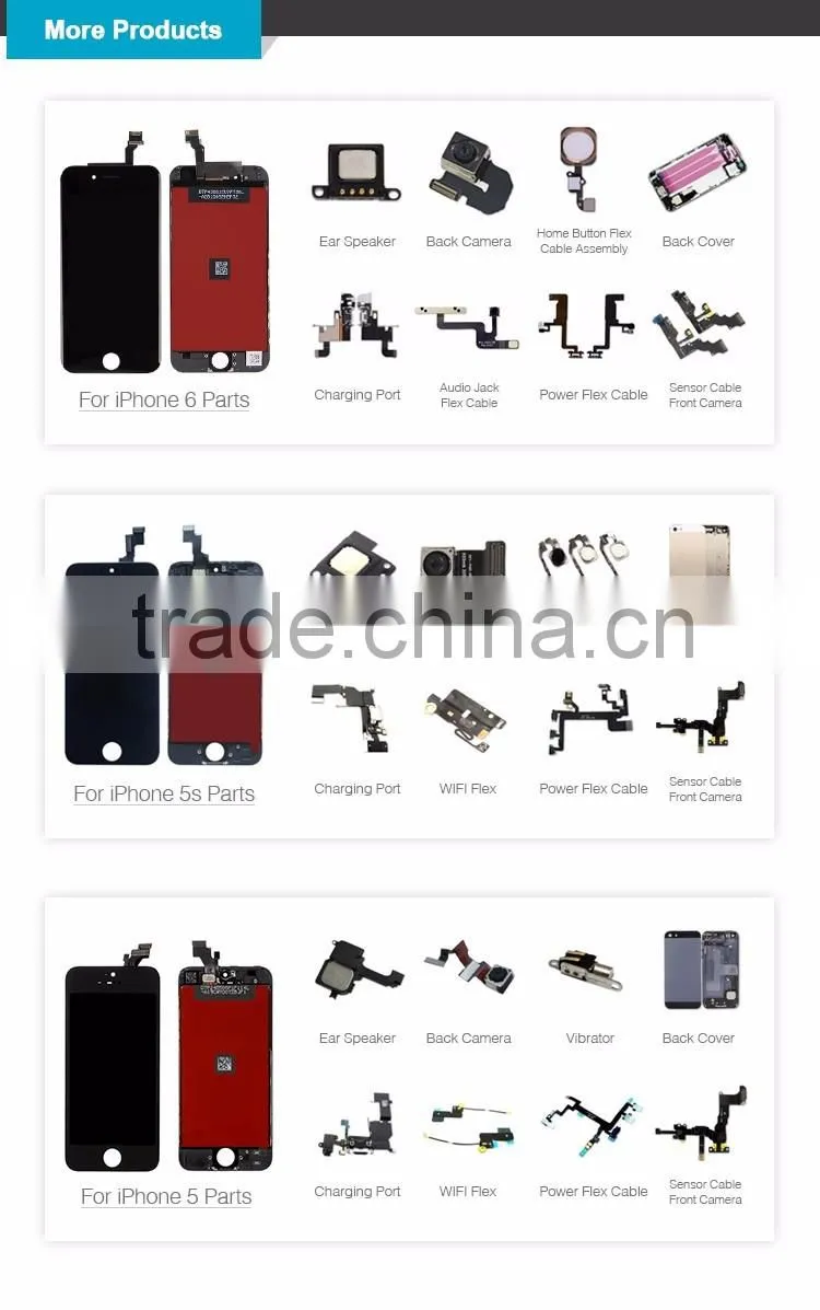 OEM grade aaa LCD For iPhone 5S Display With Digitizer Assembly