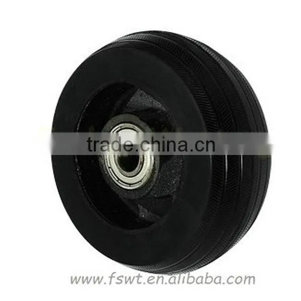 Rubber Heavy Duty Castor And Iron Core Furniture Caster And Wheel