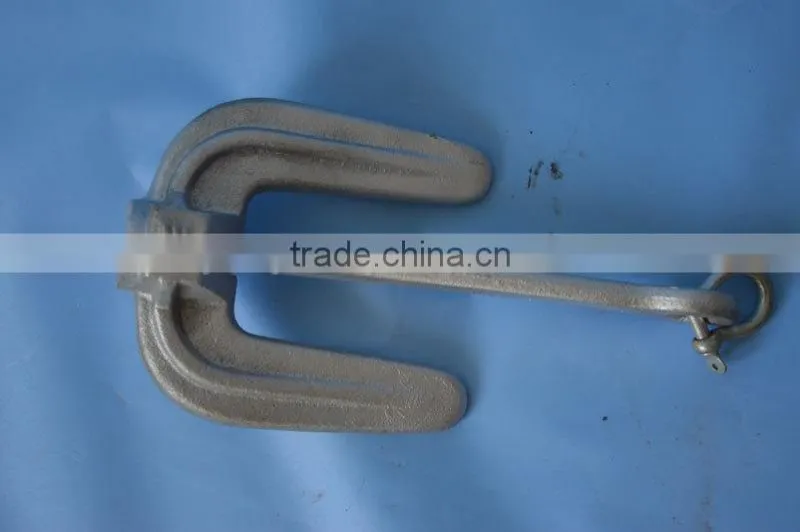 Hot Dip Galvanized Hall Stockless anchor Type C