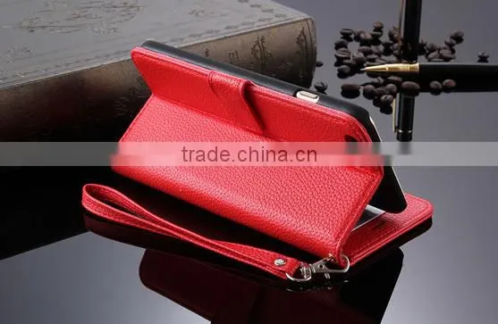 multi color Stand PU Leather Wallet Case Cover mobile phone cover