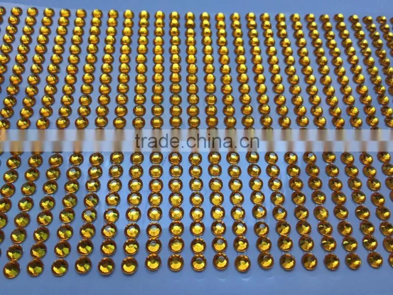 glitter self adhensive diamant crystal rhinestone sticker sheets