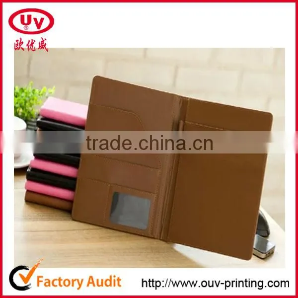 a4 pu leather notepad folder, folder with notepad