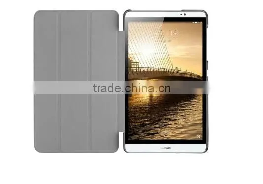New Ultra Silm Flip Case for Huawei MediaPad M2 Magnetic Leather Smart Cover for Huawei MediaPad M2 8inch
