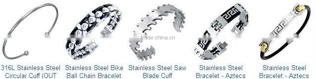 2014 popular 316L steel bracelet
