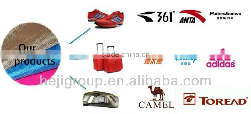 500D 100% polyester fabric / 6*5 Gu Zhi Material oxford fabric