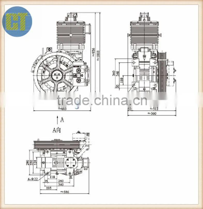 Elevator/Lift Gearless Traction Machine PMG160 for sale