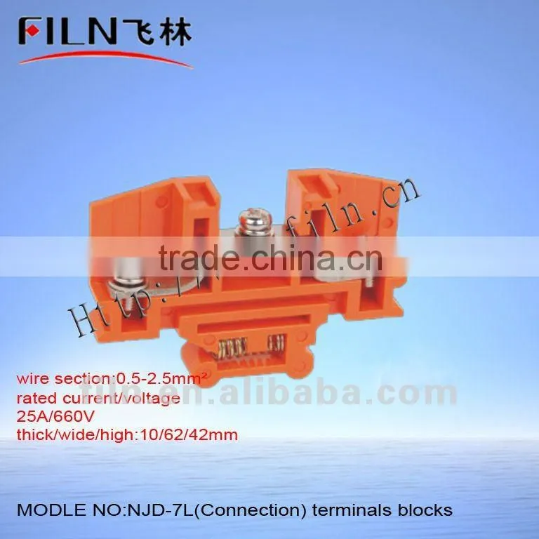 4 core connector terminal block NJD-7D