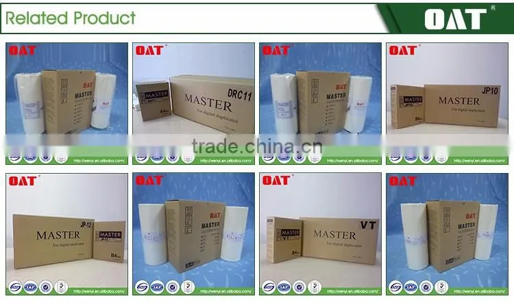 Easy to use digital duplicator RZ B4 master roll at reasonable prices printer machine paper