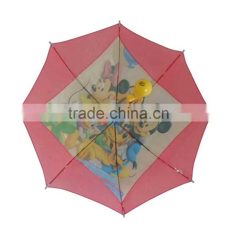 Kids rain cartoon picture custom design umbrella