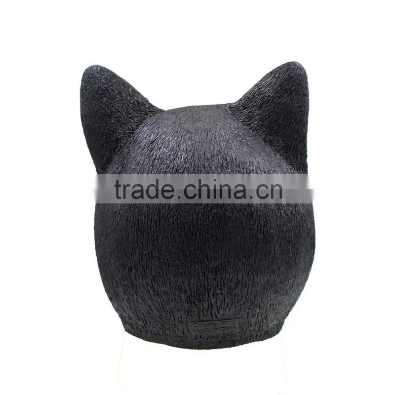 Donkey Kong Halloween Adults Costume Animal Black Sexy Cat Full Face Female Latex Mask