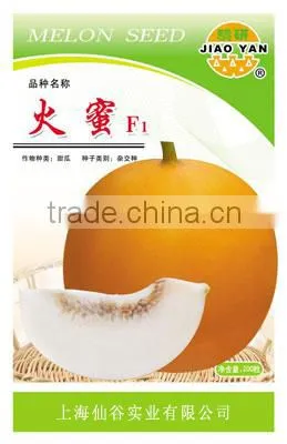 Super Sweetness Hybrid Yellow Sweet Melon Seeds For Cultivation-Hot Honey F1