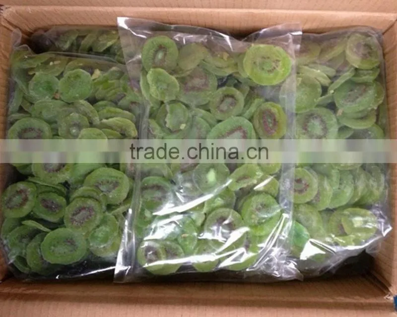 New crop green color dried Kiwi