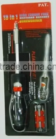13 in 1 extension ratchet screwdriver
